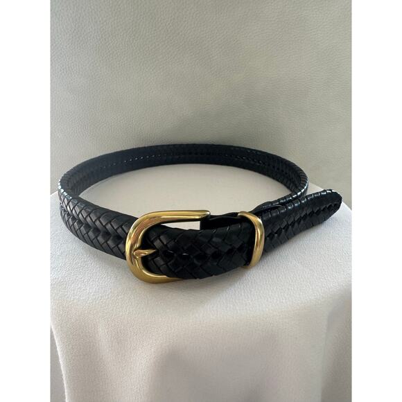 Coach braided black belt - Picture 1 of 3
